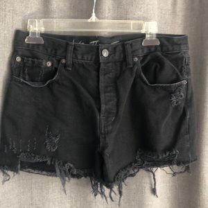 We the Free distressed jean shorts